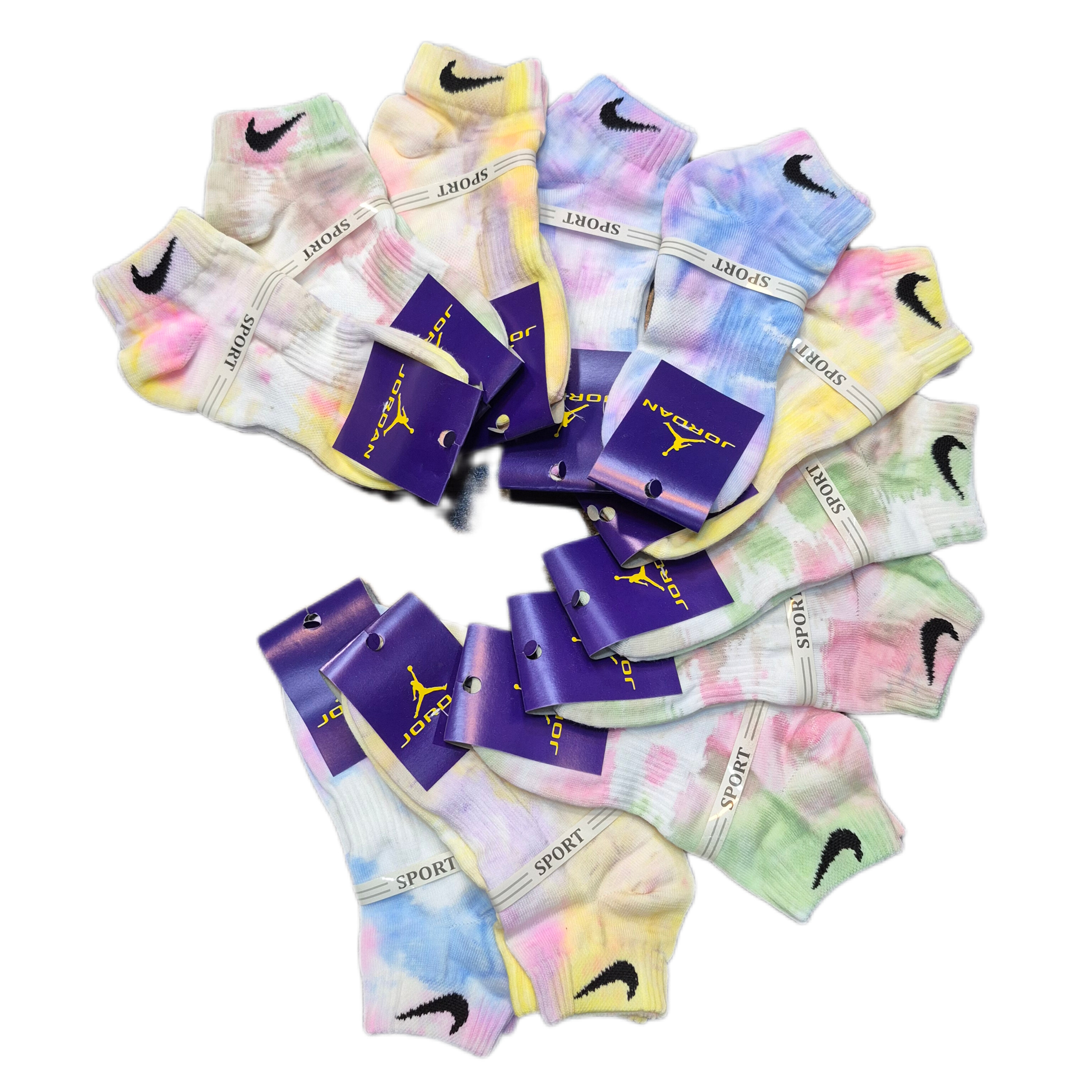 جوراب مچی آبرنگی نایک