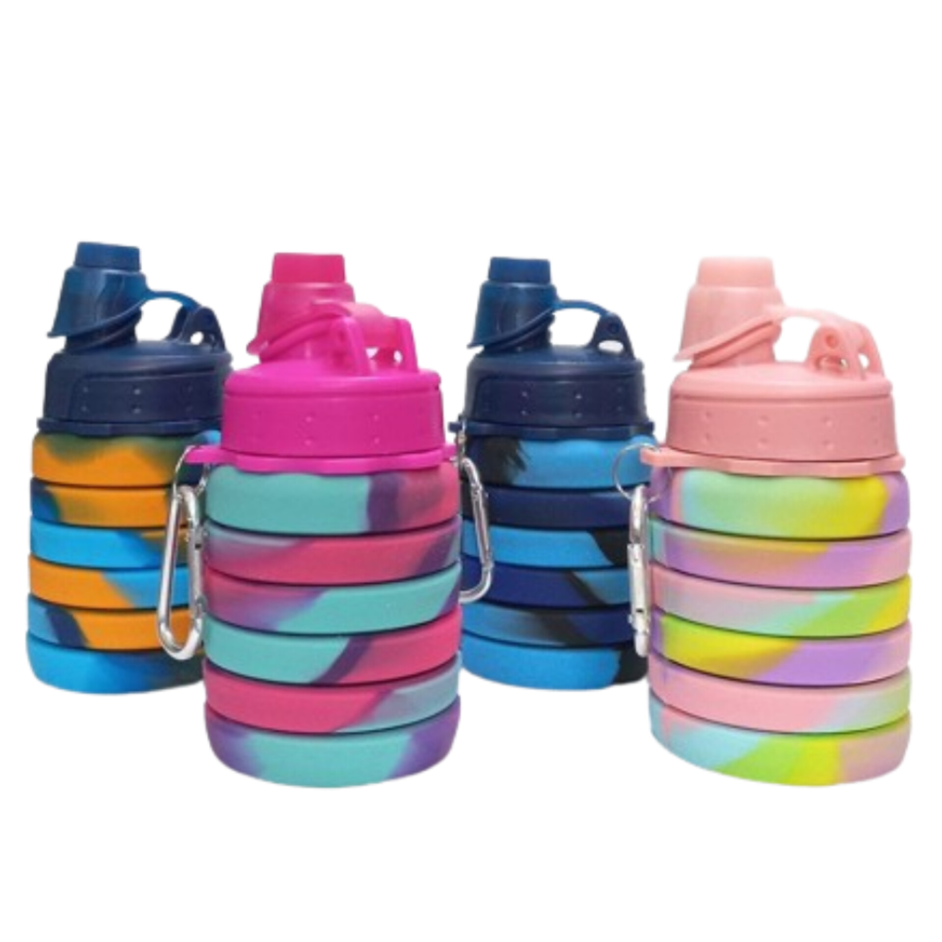 قمقمه سیلیکونی تاشو گنجایش ۰.۵ لیتر