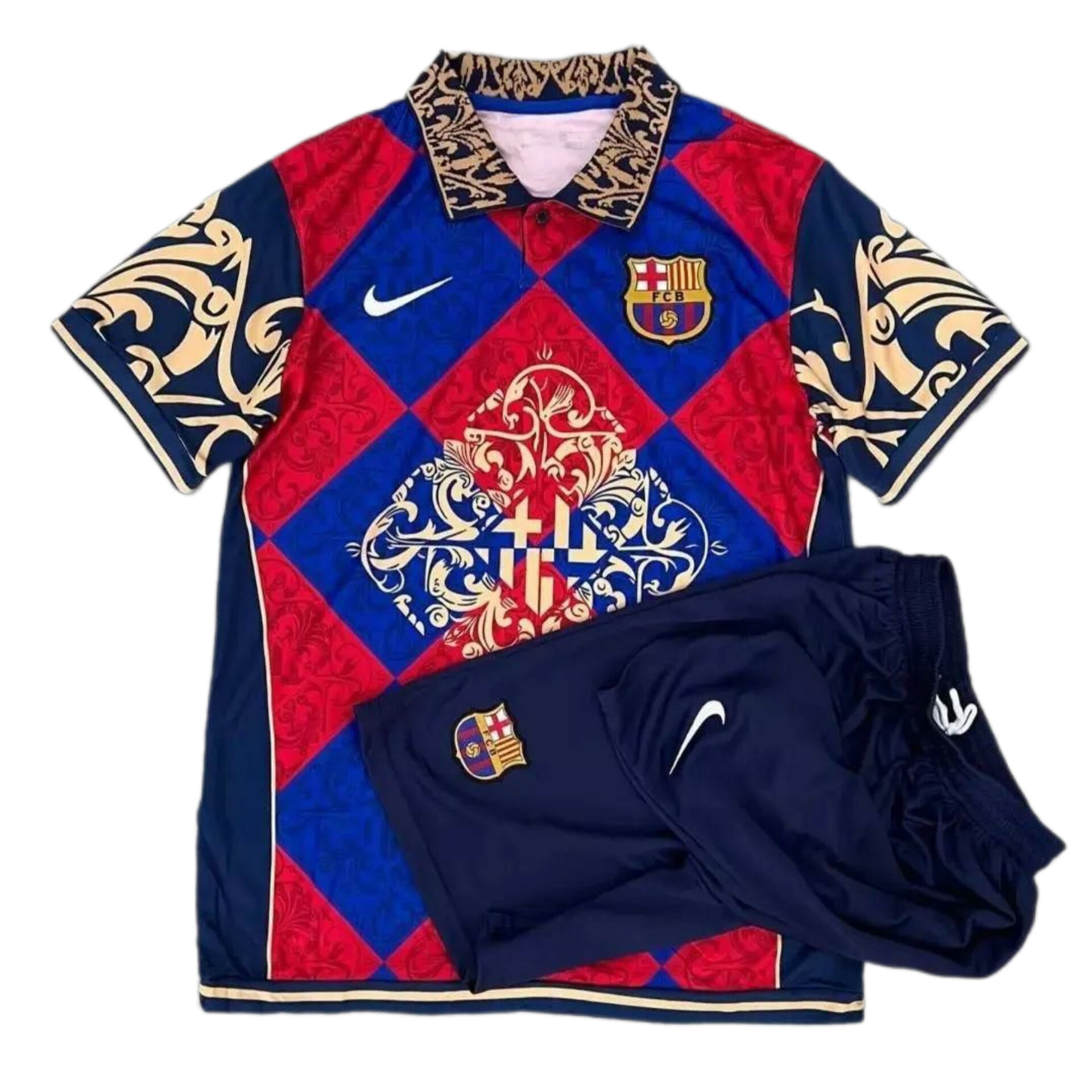 کیت و شورت سلطنتی بارسلونا ورژن هواداری