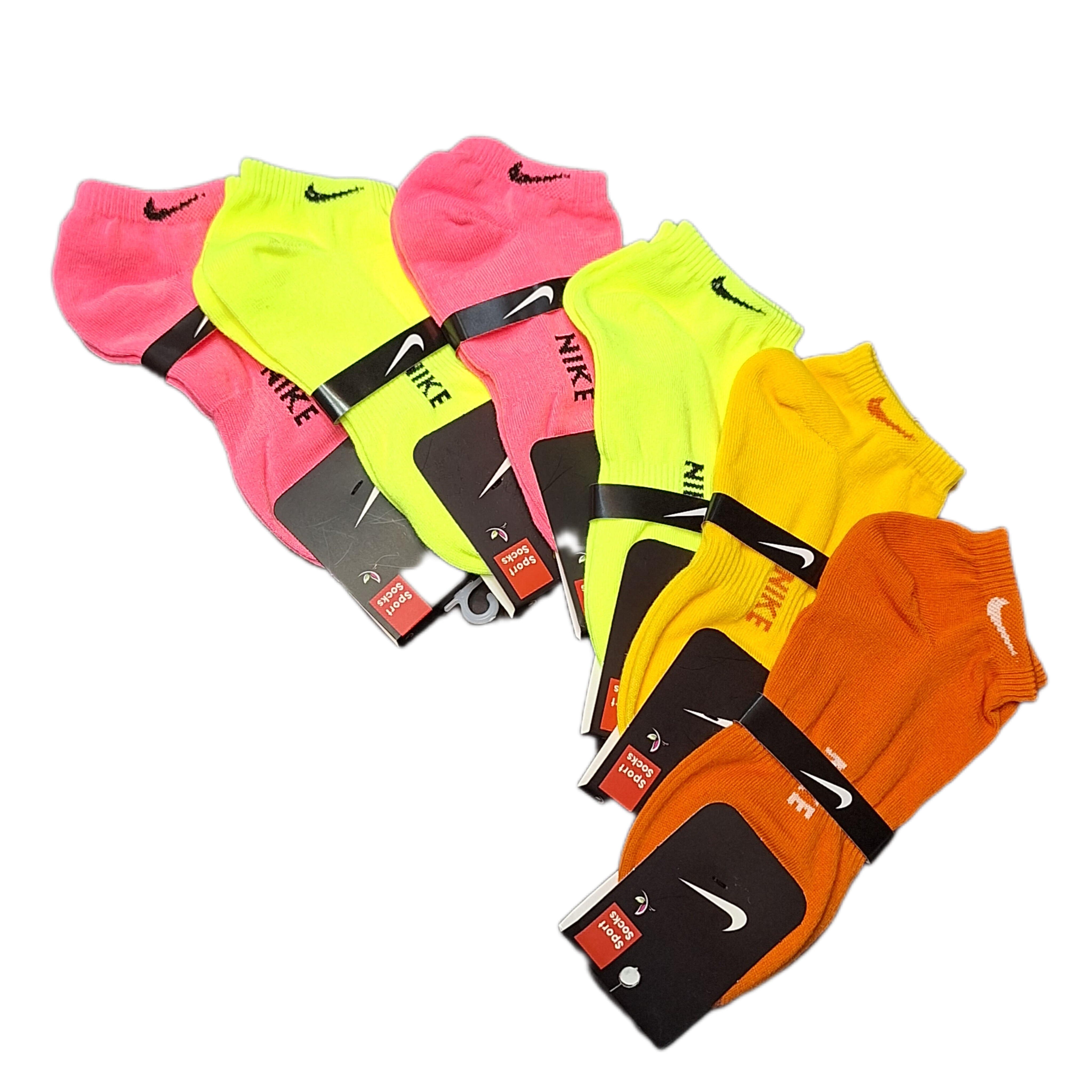 جوراب مچی رنگی مدل نایک