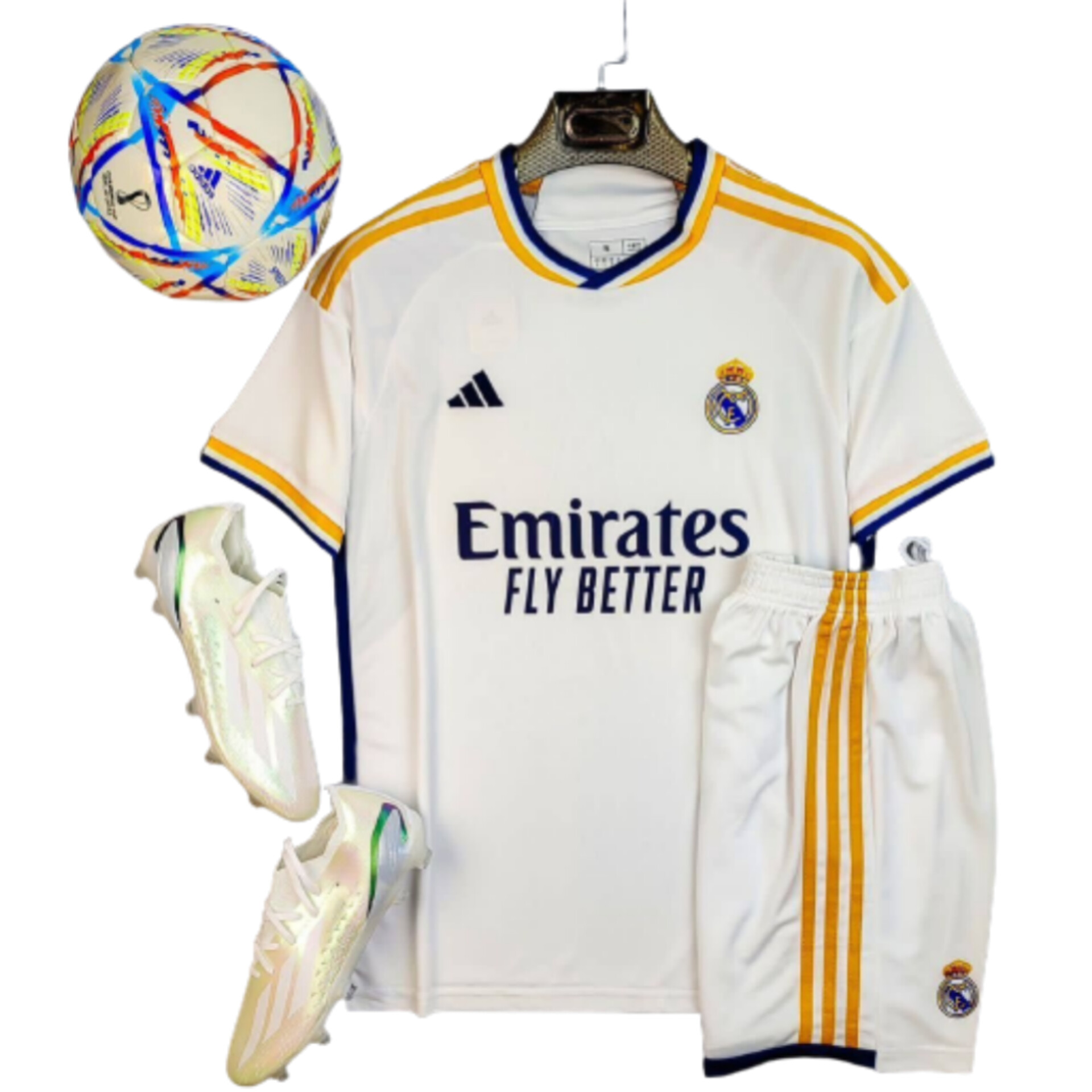 کیت و شورت اول ورژن هواداری رئال مادرید فصل 2024