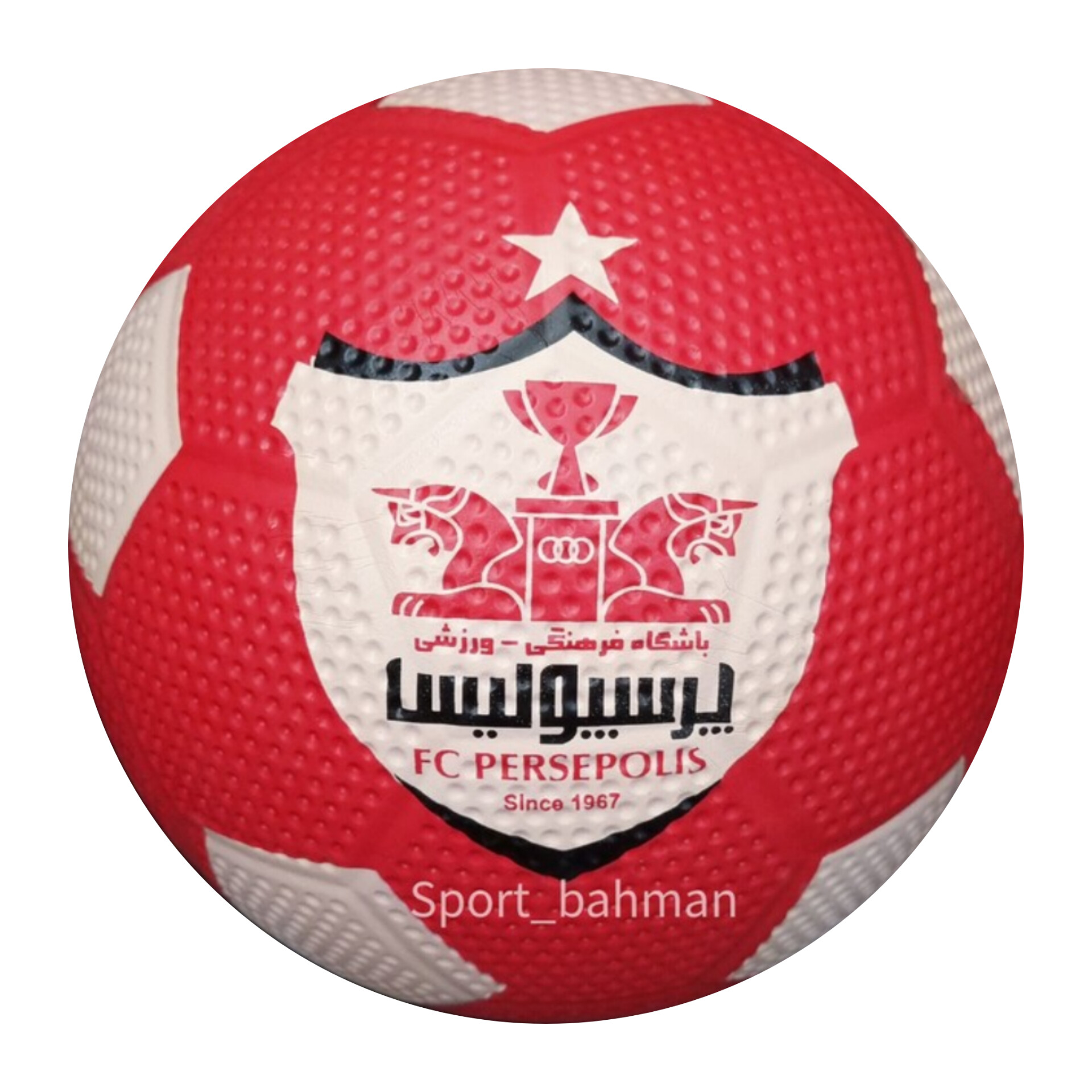 توپ فوتبال لاستیکی سایز ۴ پرسپولیس