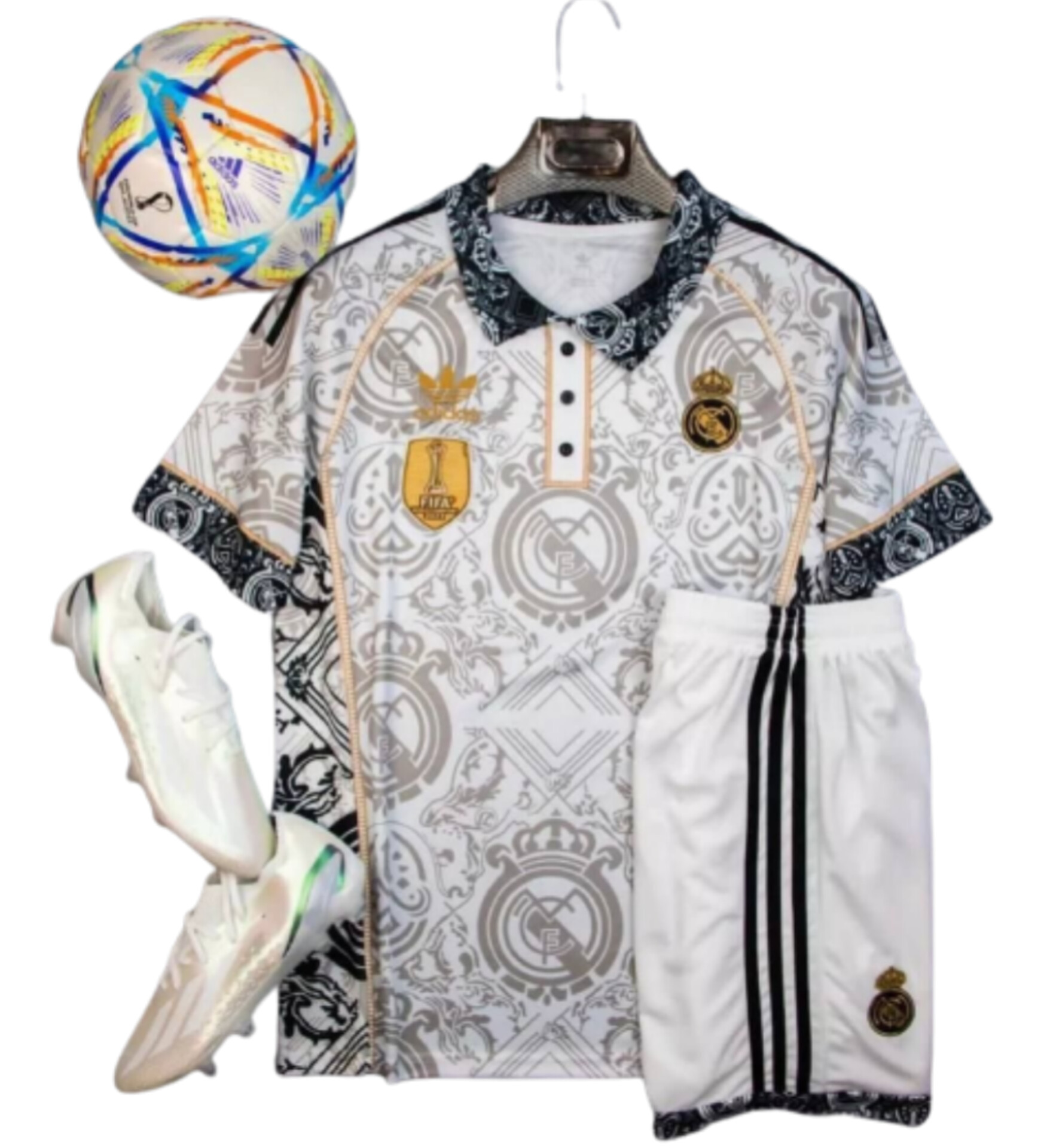 کیت و شورت چمپیون رئال مادرید ۲۰۲۴ ورژن هواداری